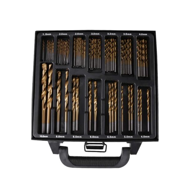 99PC Drill Bits Titanium Coated Set